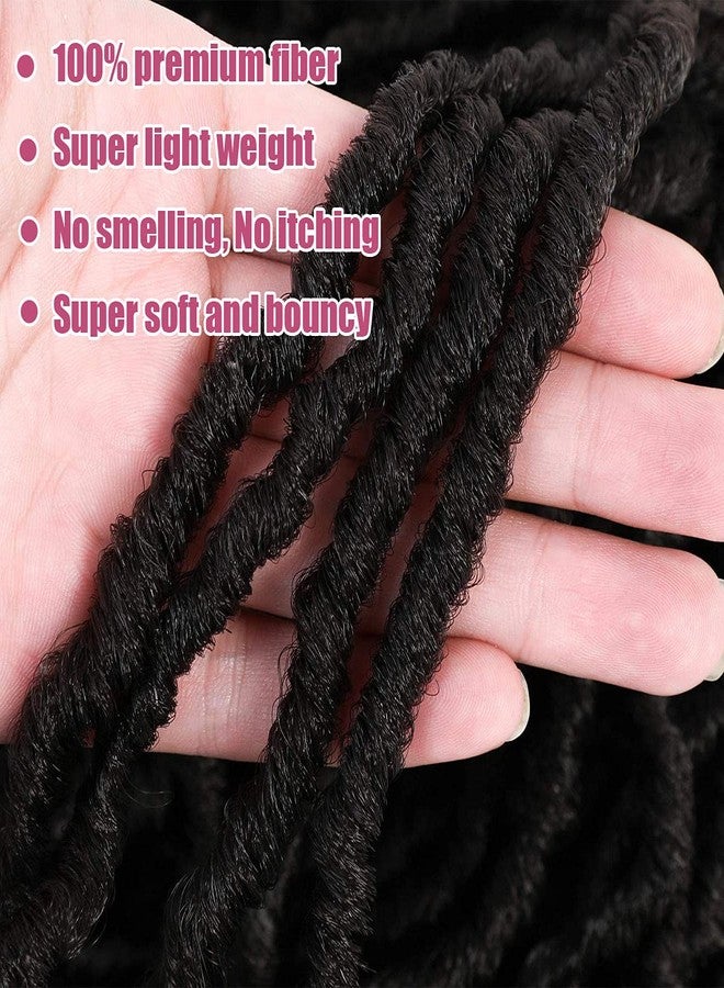 ديزاير4 هير ضفائر شعر كروشيه ناعمة بطول 36 بوصة، 7 عبوات، خصلات كاملة، بدون وصلات طويلة إضافية، ضفائر شعر صناعية خفيفة الوزن للغاية، ضفائر شعر كروشيه للنساء ذوات البشرة السمراء (36 بوصة، 7 عبوات، 1b) - Image 4